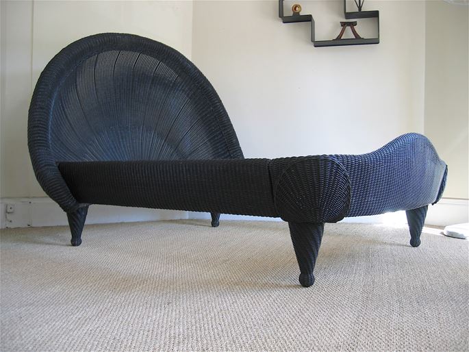 Rene Drouet - Exceptional rattan bed | MasterArt